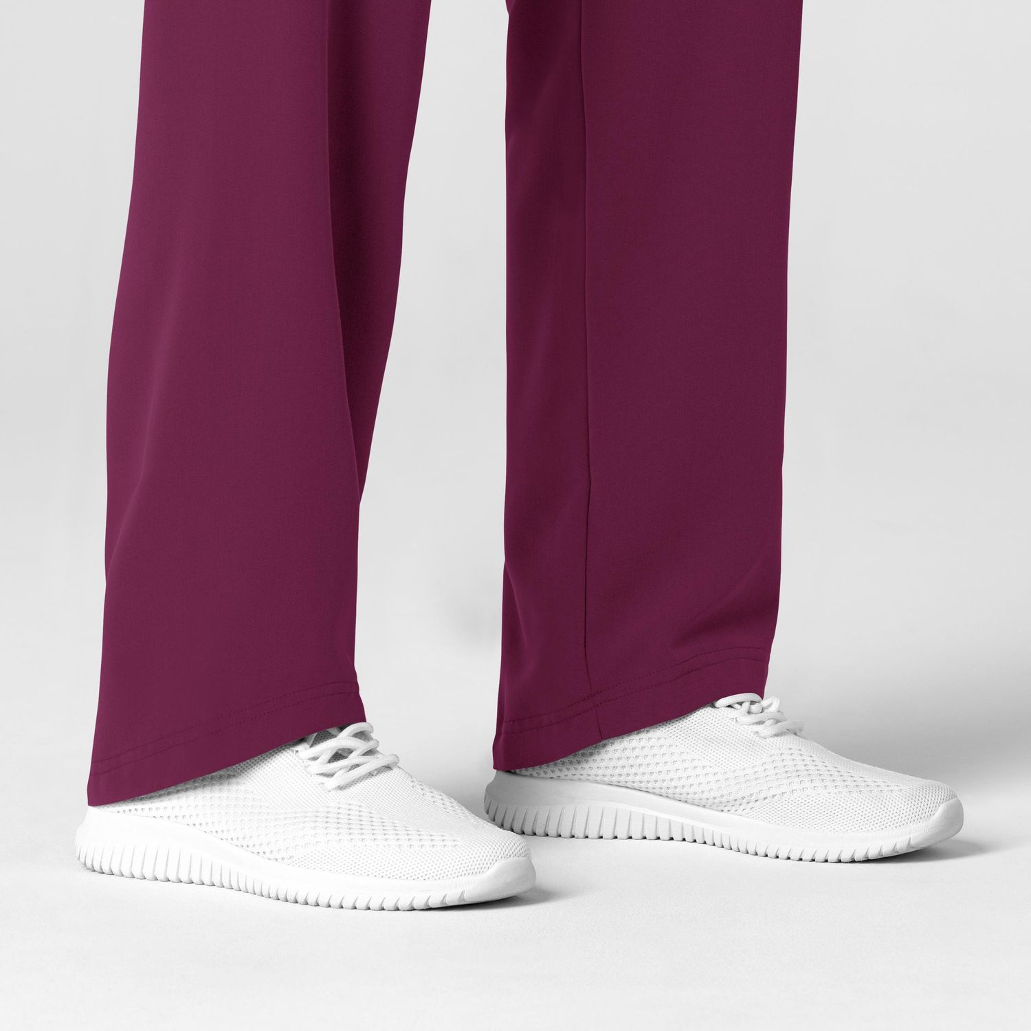 Pantalone donna 5232 con orlo allungato wine