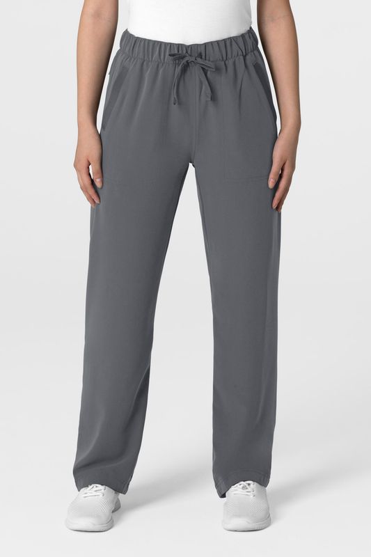 Pantalone donna 5232 con orlo allungato pewter