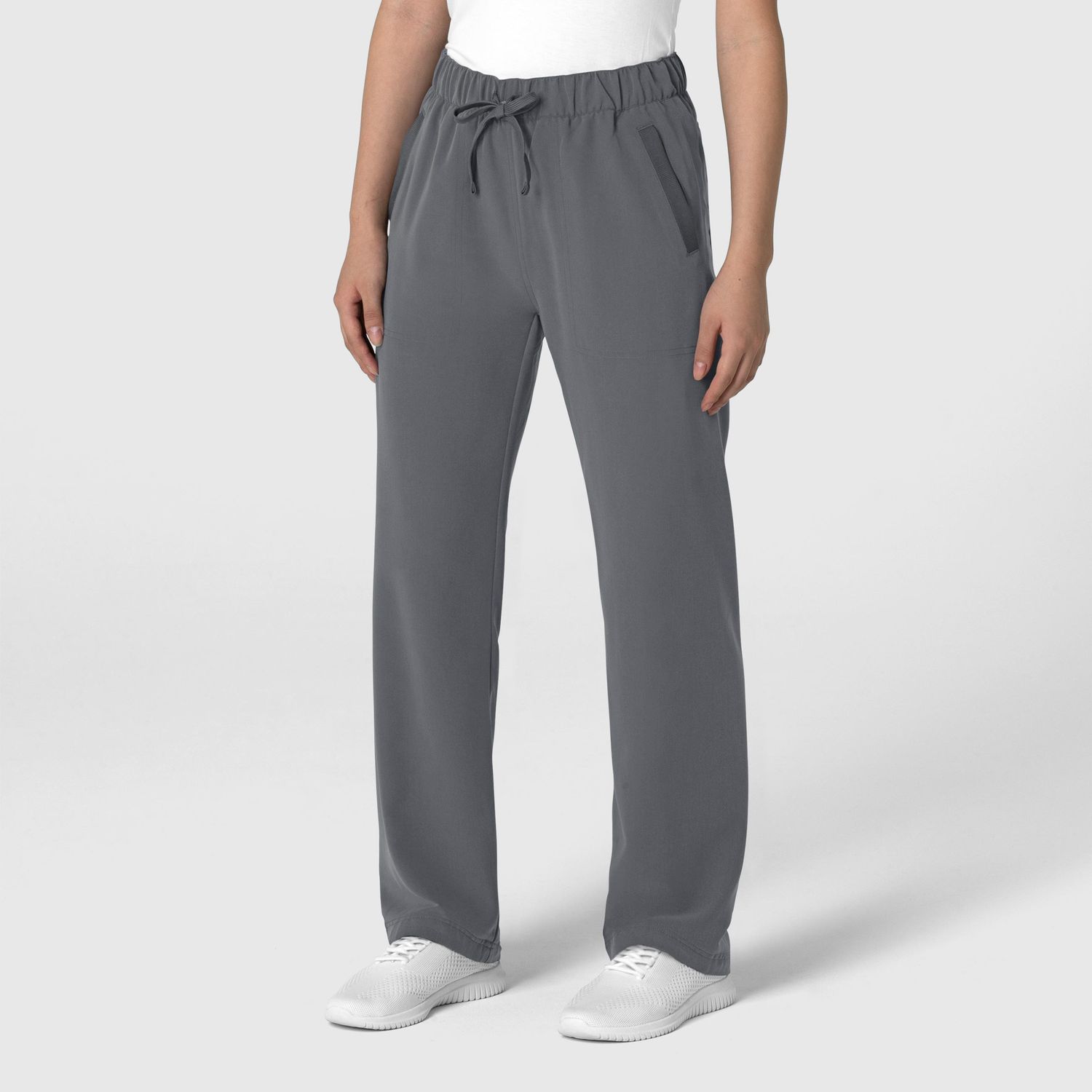 Pantalone donna 5232 con orlo allungato pewter