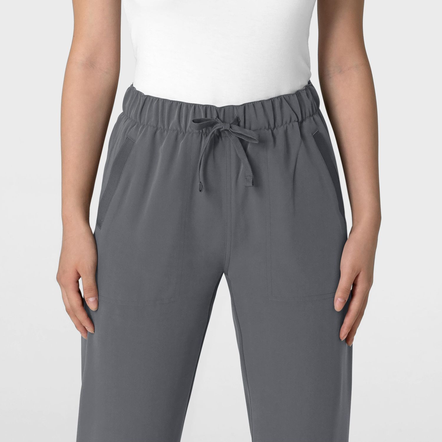 Pantalone donna 5232 con orlo allungato pewter