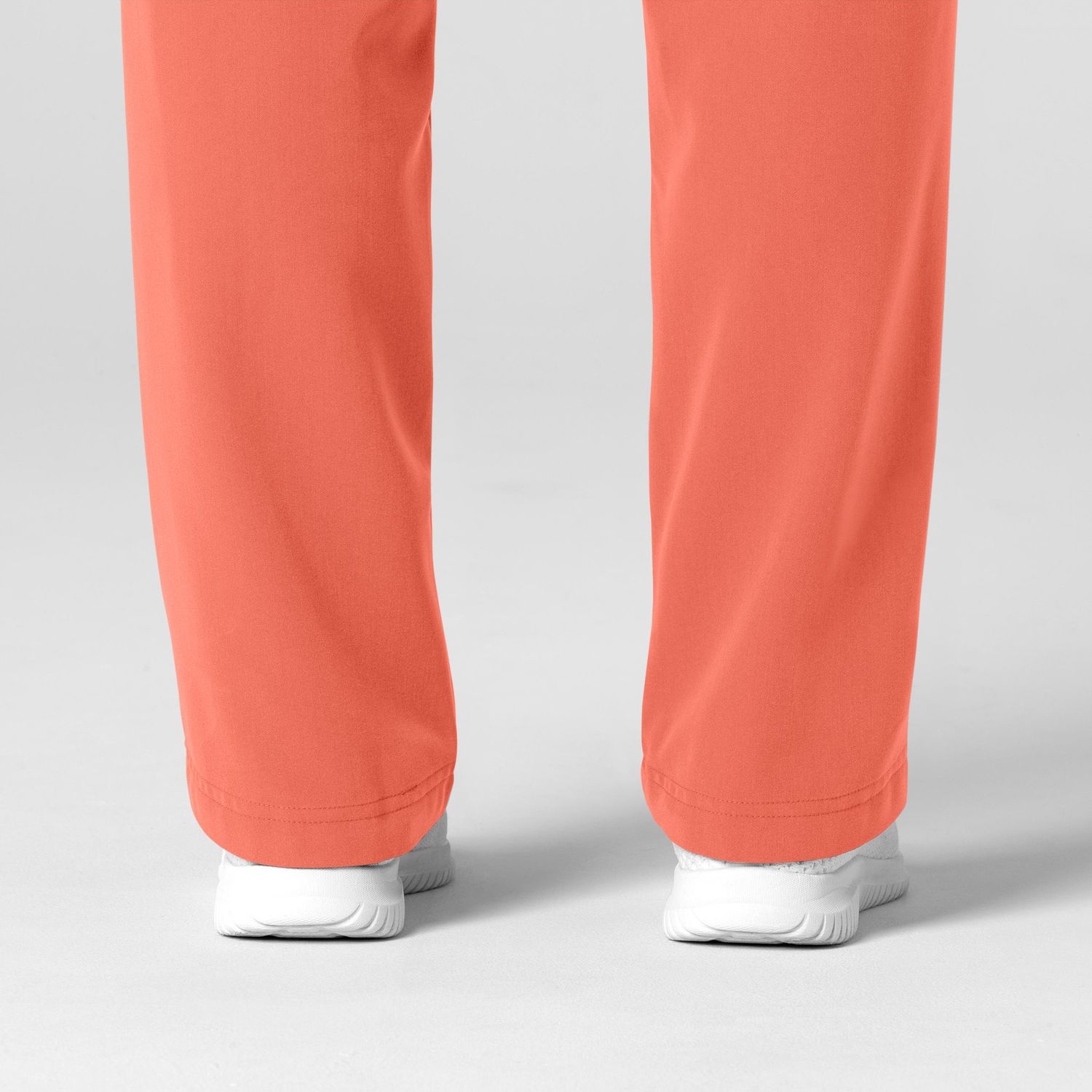 Pantalone donna 5232 con orlo allungato sugar coral