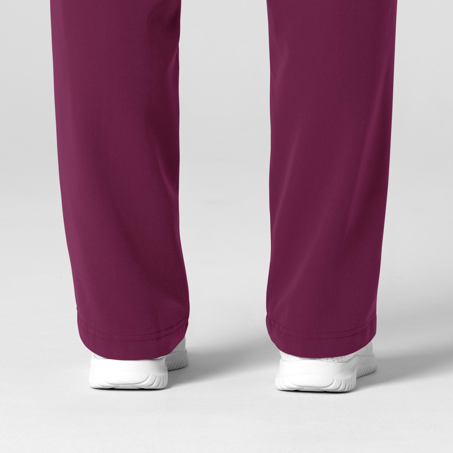 Pantalone donna 5232 con orlo allungato wine