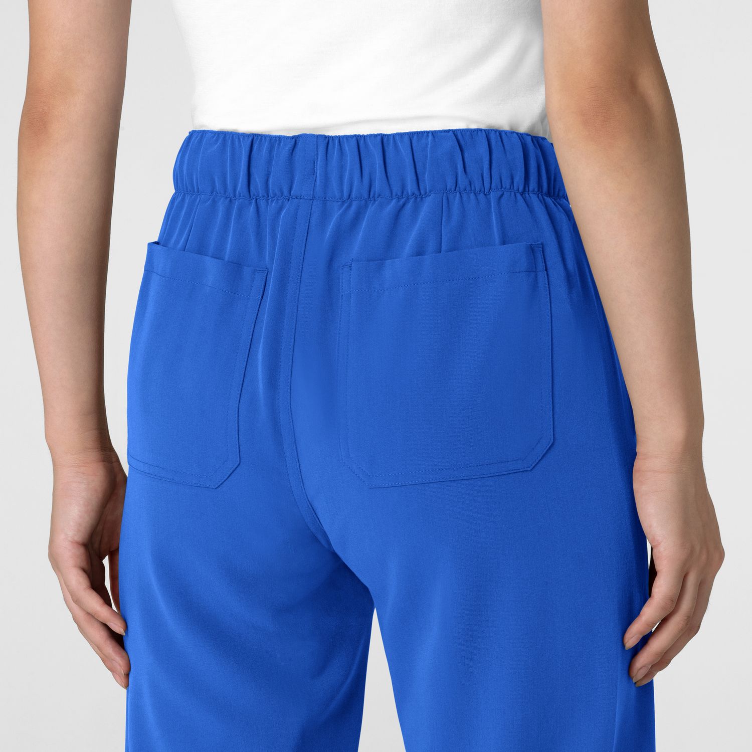 Pantalone donna 5232 con orlo allungato royal blue