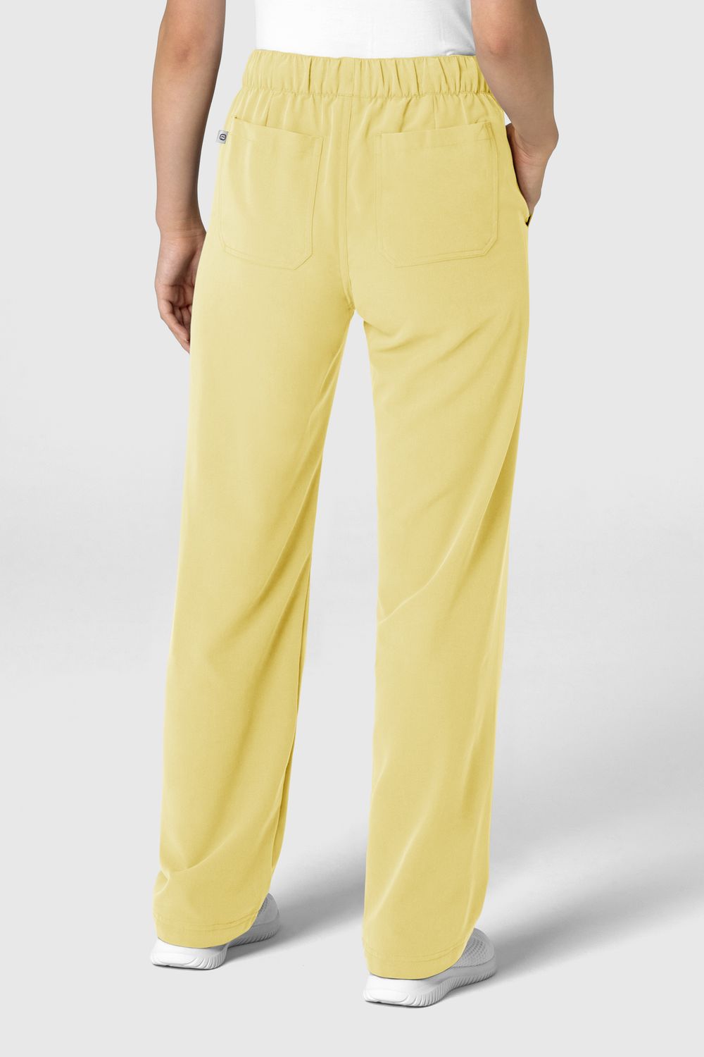 Pantalone donna 5232 con orlo allungato sunrise yellow