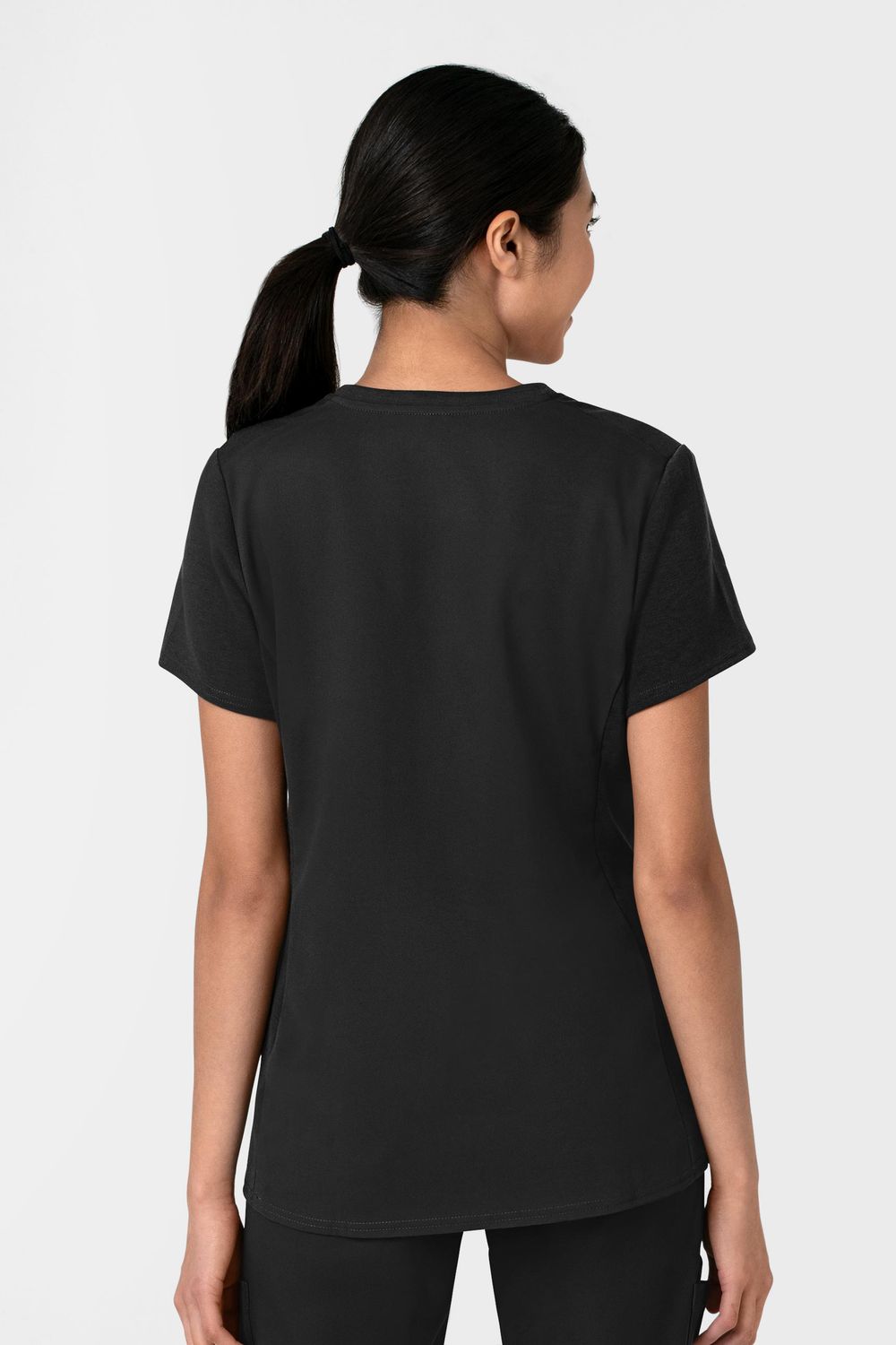 Casacca donna 6522 scollo a V black