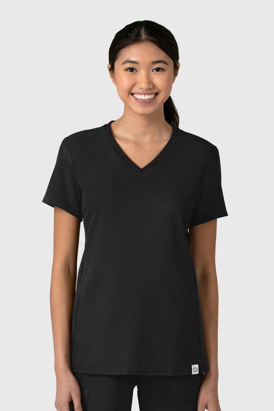 Casacca donna 6522 scollo a V black