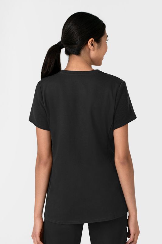 Casacca donna 6522 scollo a V black