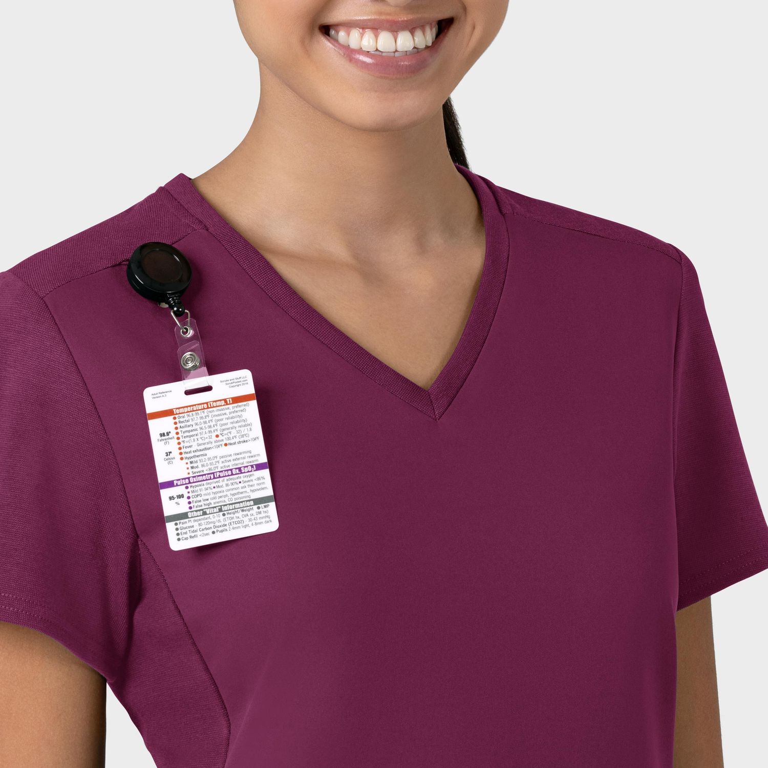 Casacca donna 6522 scollo a V wine