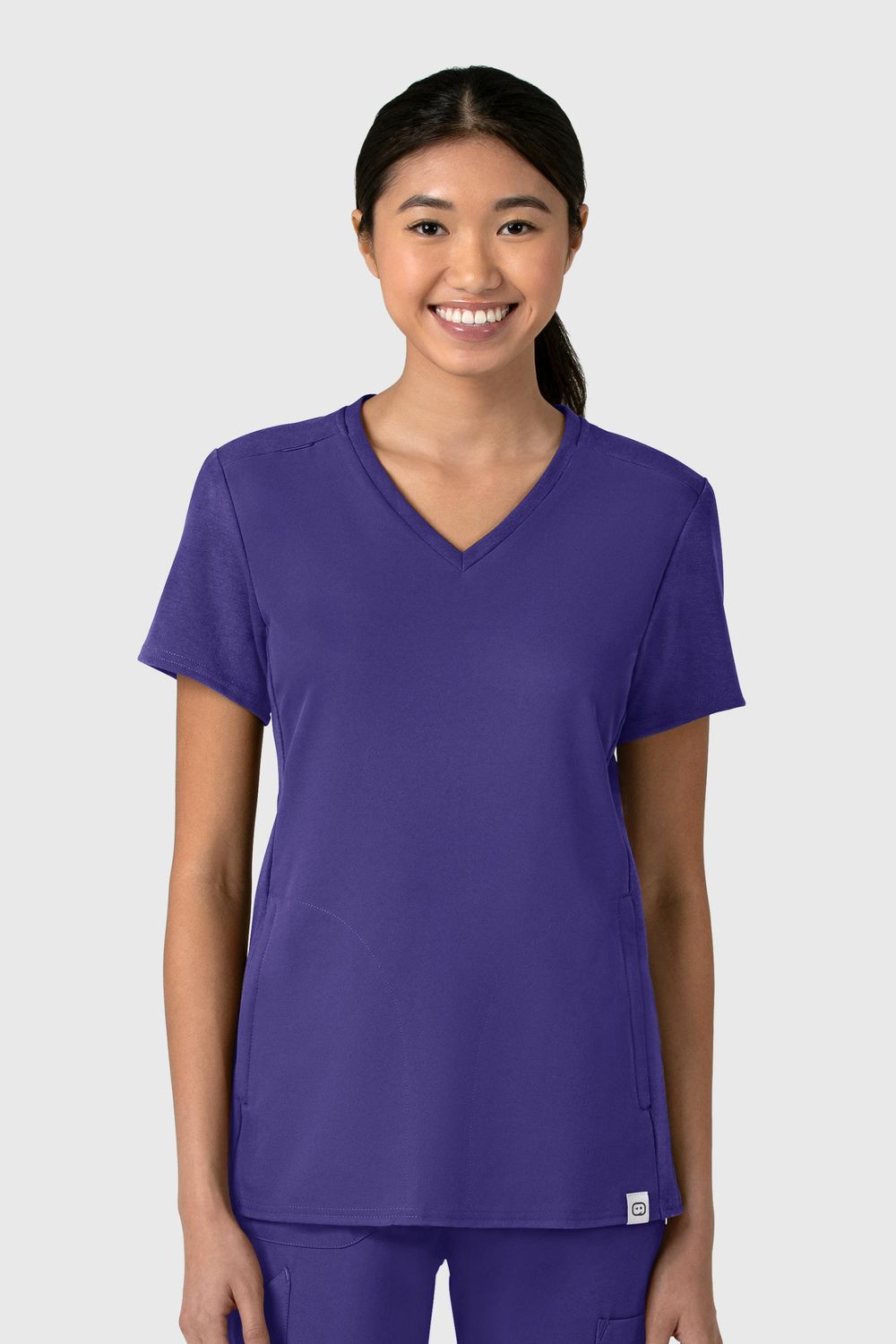 Casacca donna 6522 scollo a V grape