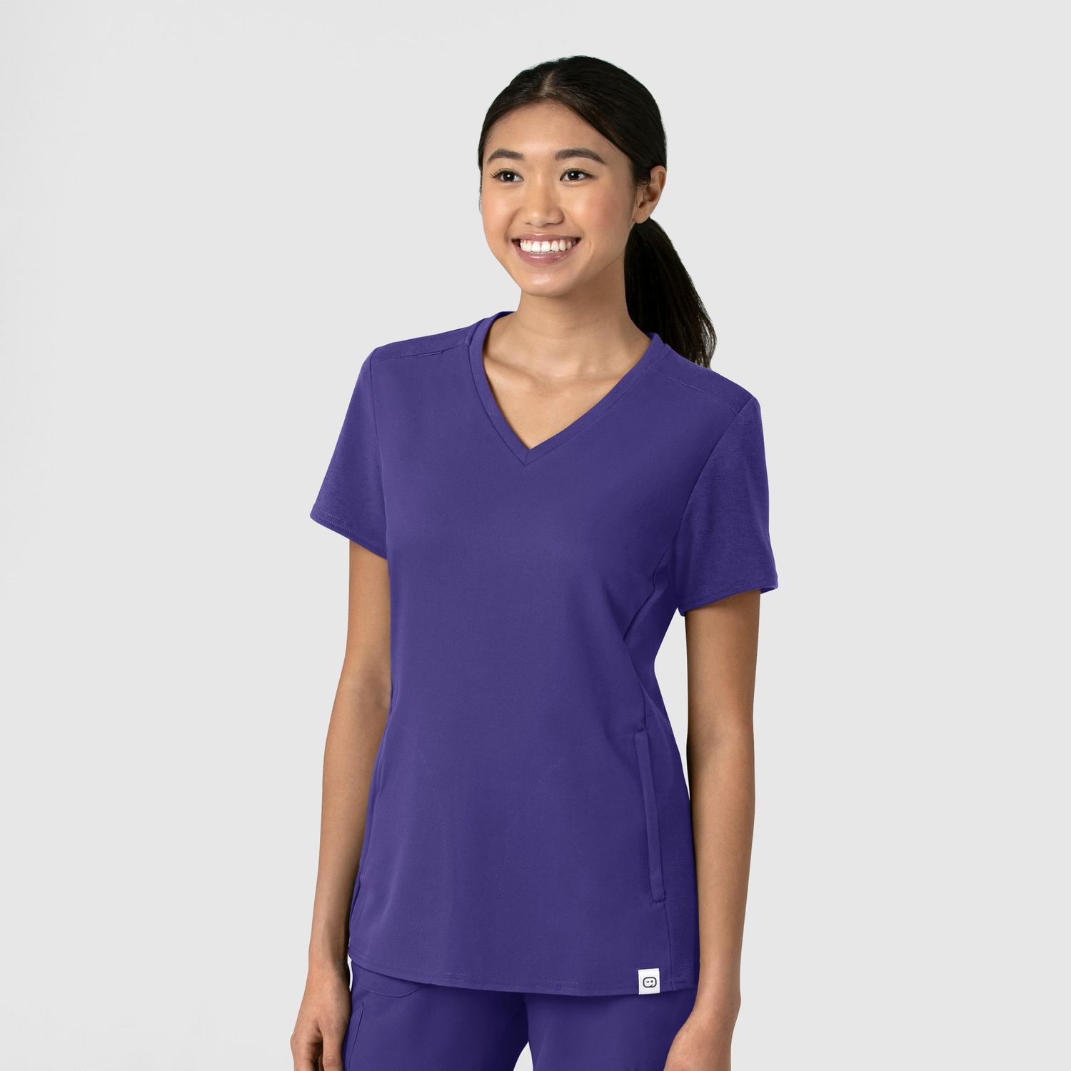 Casacca donna 6522 scollo a V grape