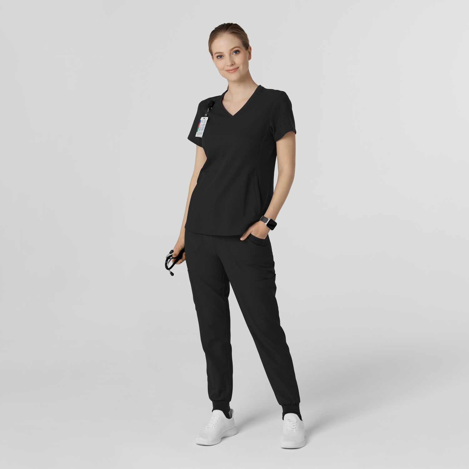 Pantalone donna 5522 jogger black