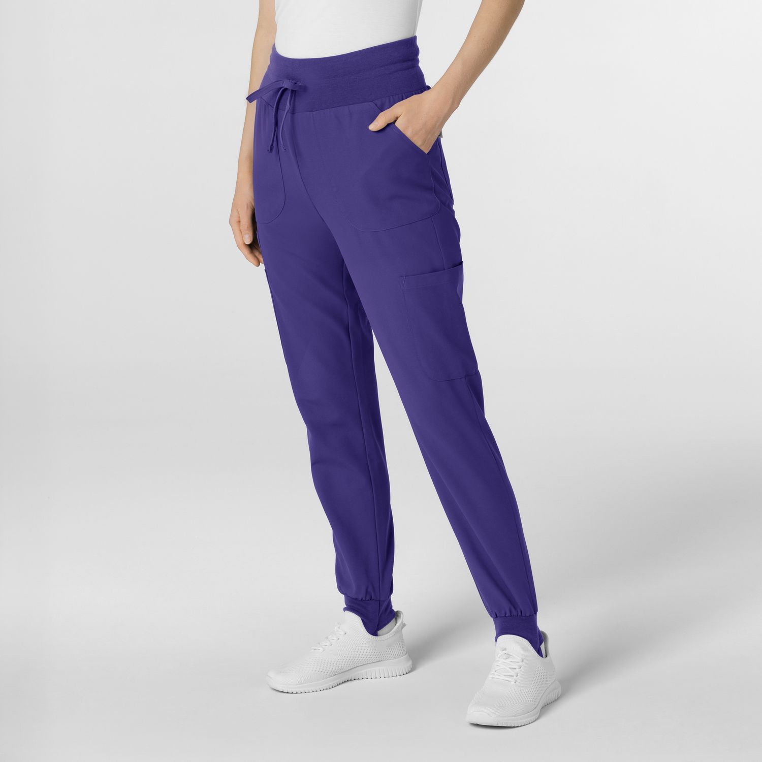 Pantalone donna 5522 jogger grape