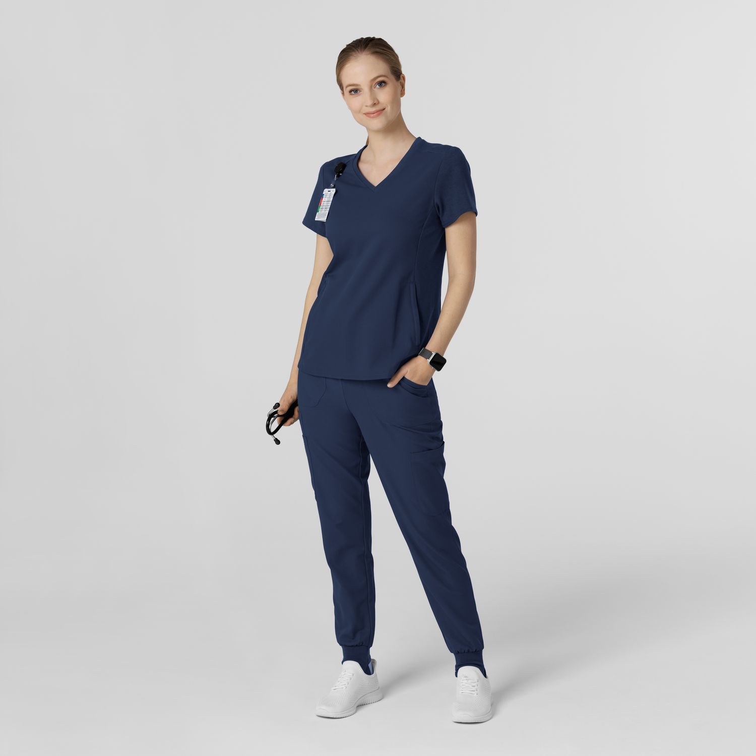 Pantalone donna 5522 jogger navy blue