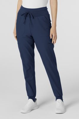 Pantalone donna 5522 jogger navy blue NOVITA&#39; 2024