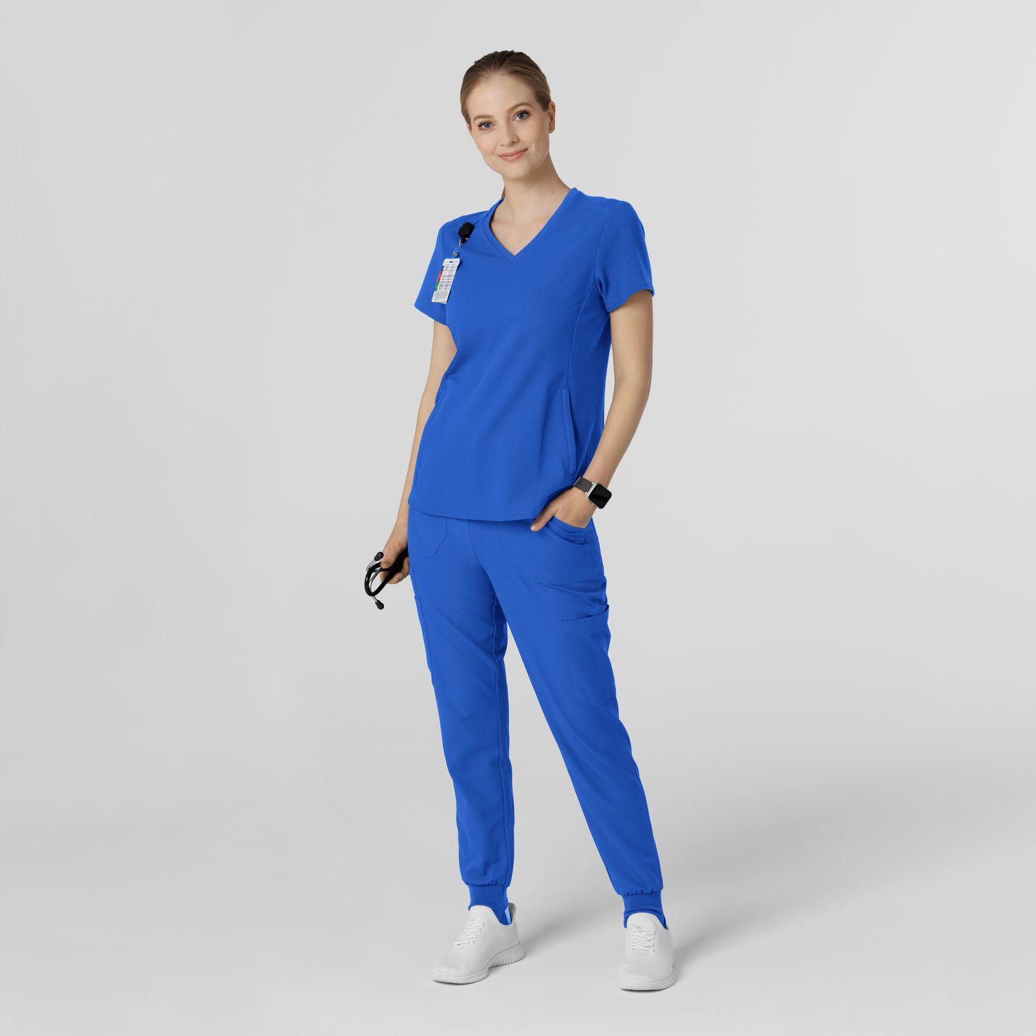 Pantalone donna 5522 jogger royal blue