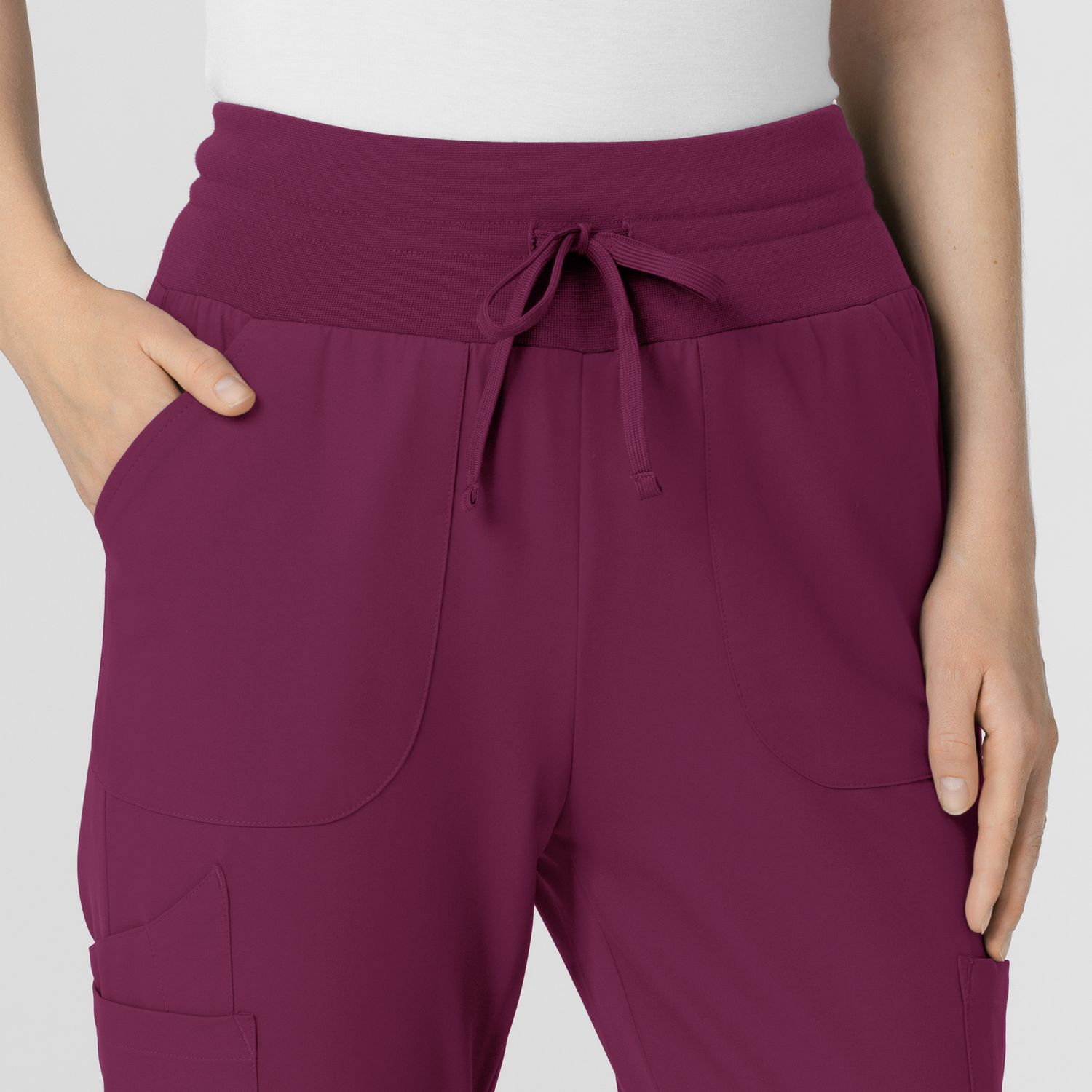 Pantalone donna 5522 jogger wine