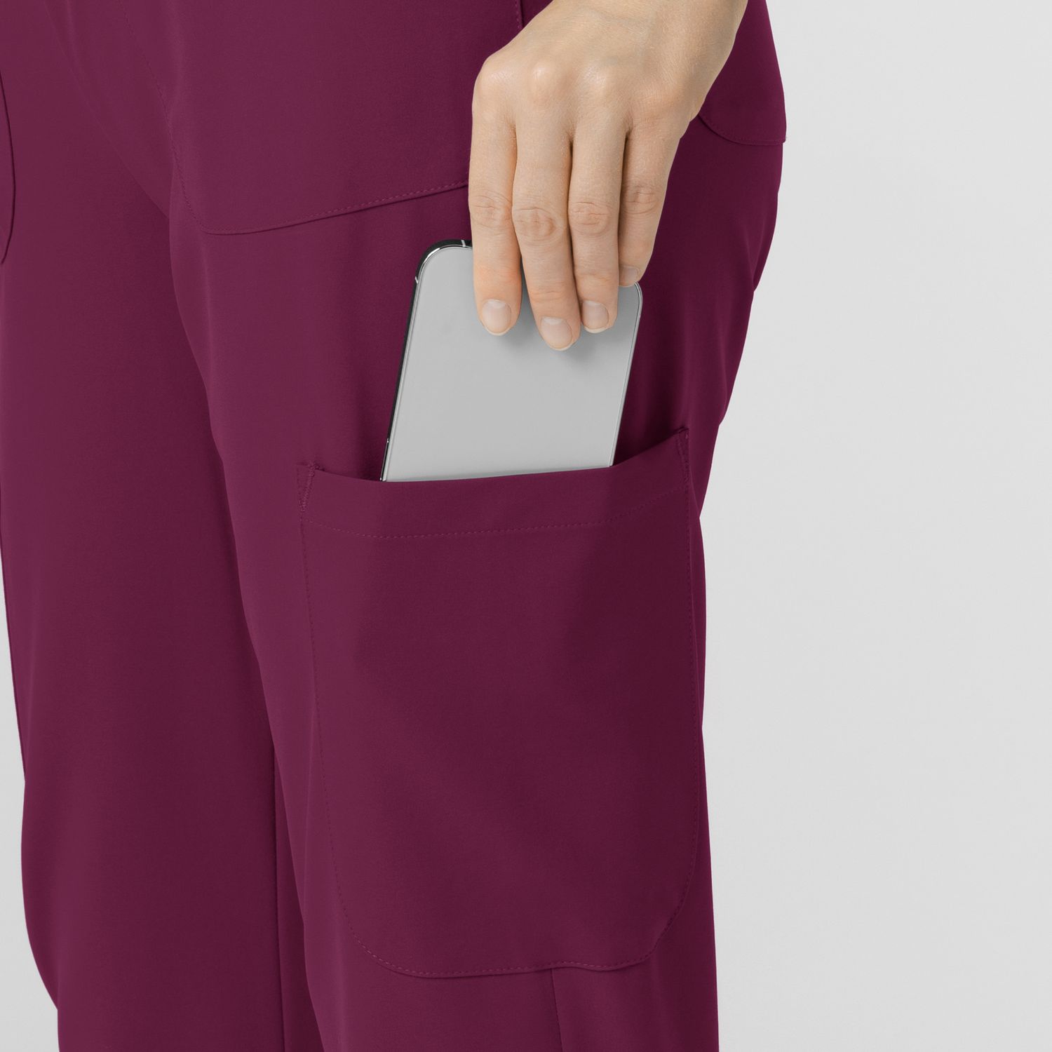 Pantalone donna 5522 jogger wine