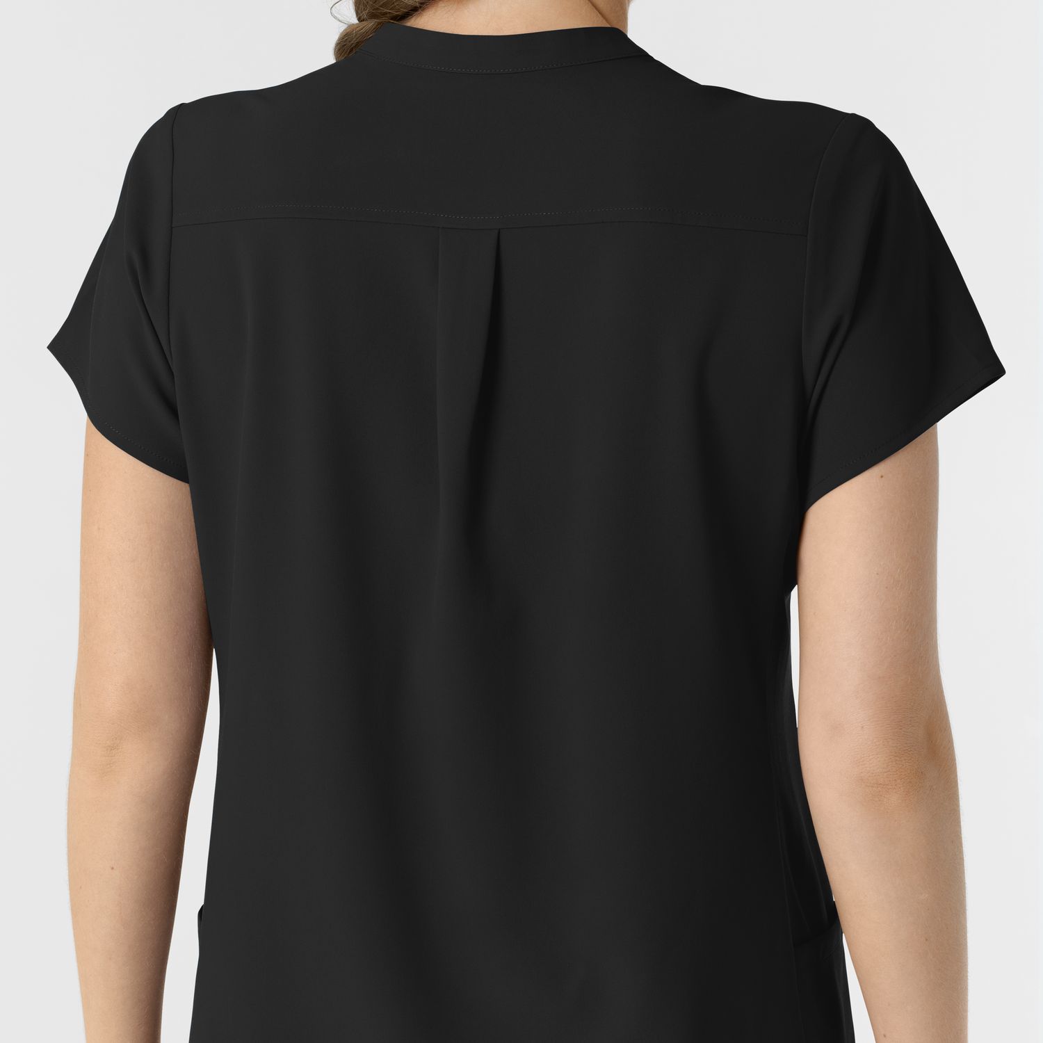 Casacca donna 6734 scollo alla coreana black