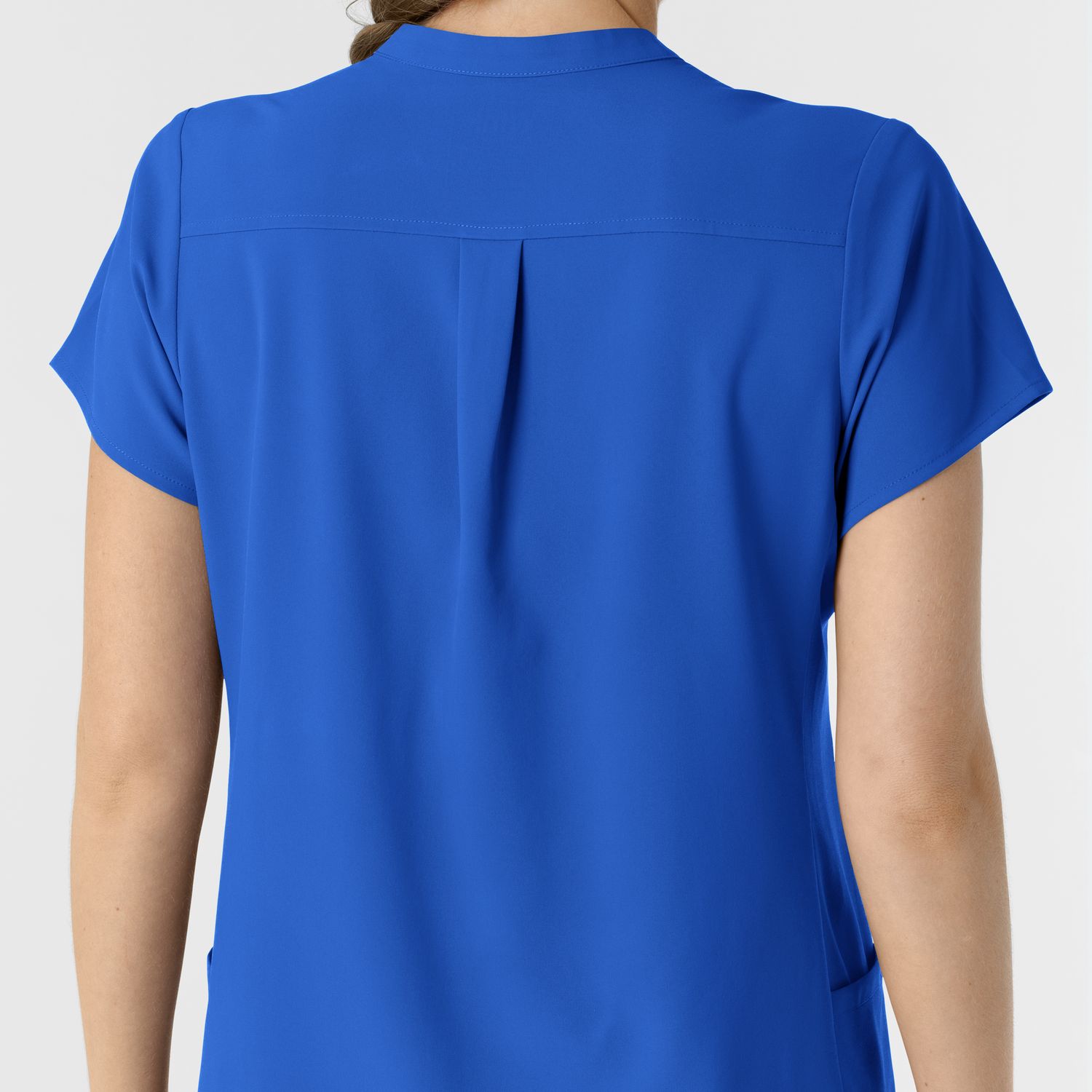 Casacca donna 6734 scollo alla coreana royal blue