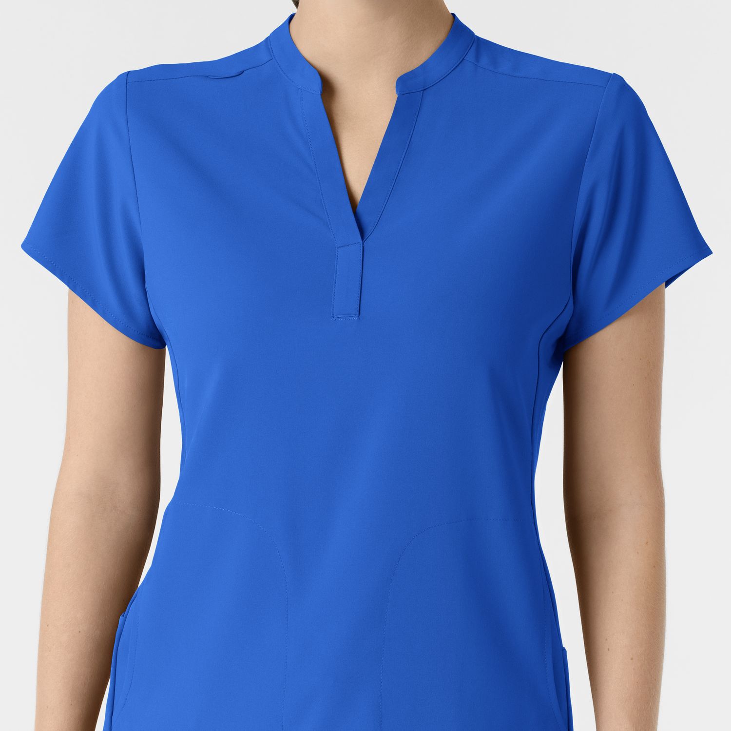 Casacca donna 6734 scollo alla coreana royal blue