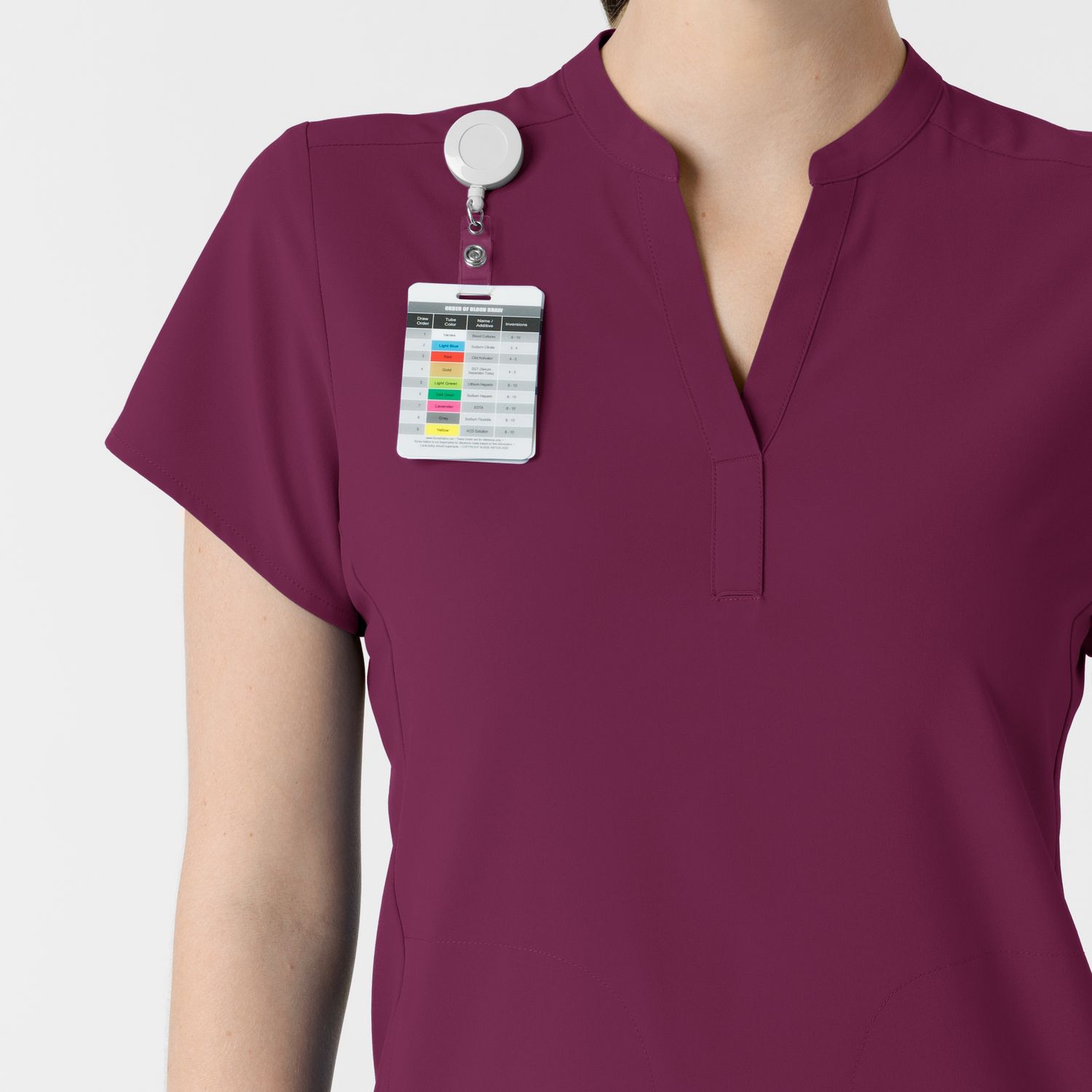 Casacca donna 6734 scollo alla coreana wine