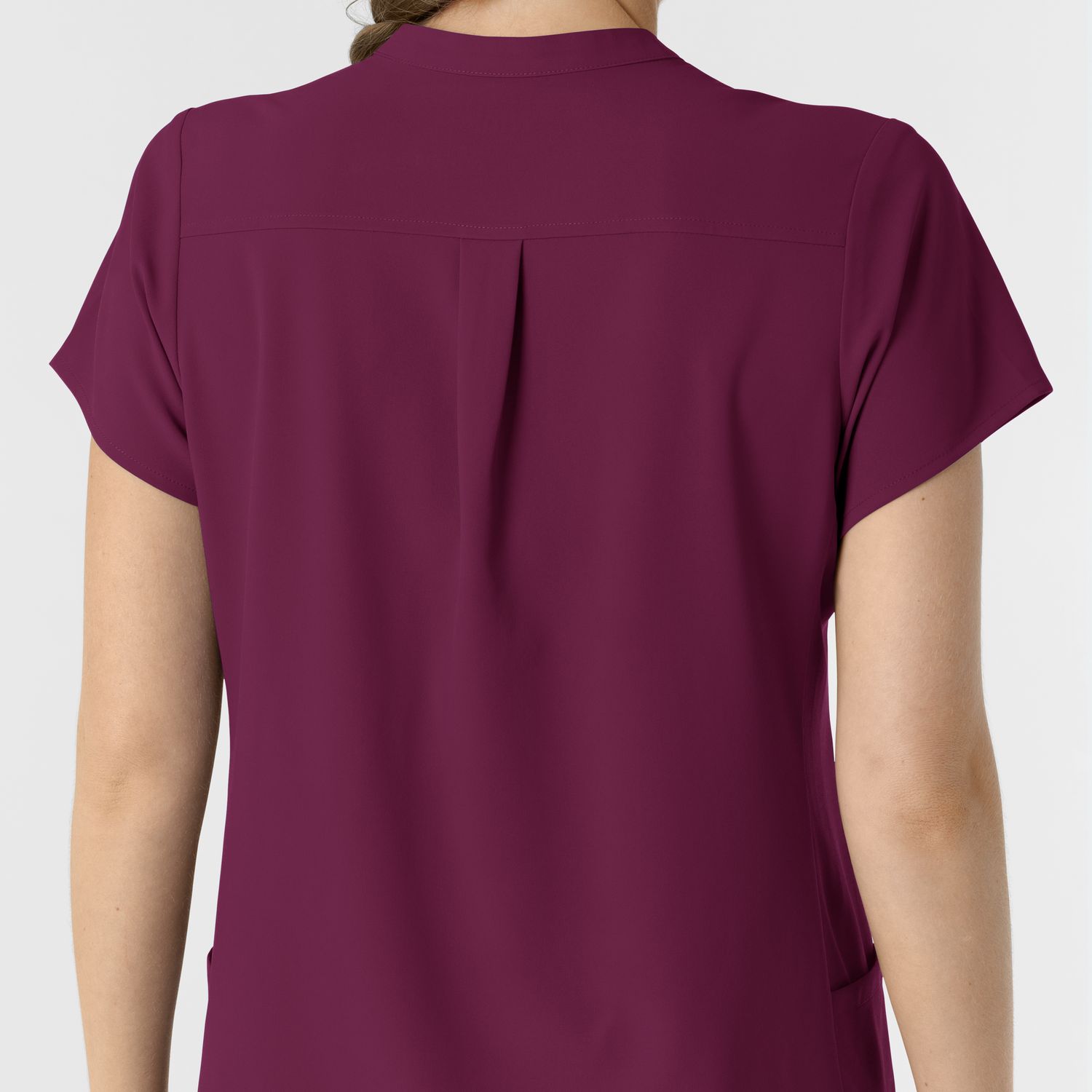 Casacca donna 6734 scollo alla coreana wine