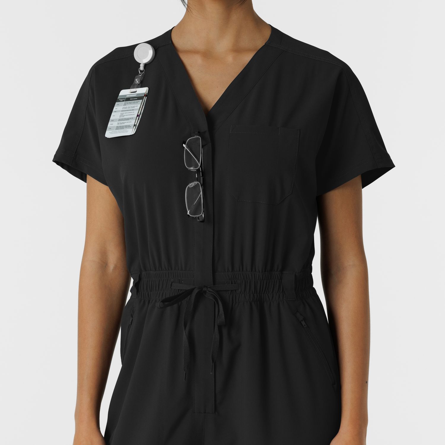 Tuta donna 3234 zip black