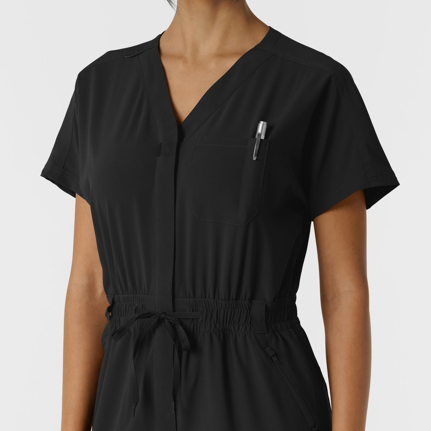 Tuta donna 3234 zip black