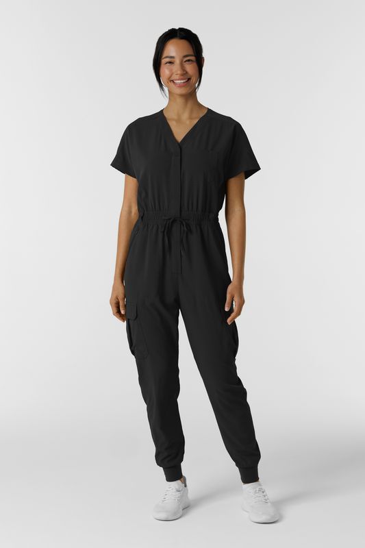 Tuta donna 3234 zip black