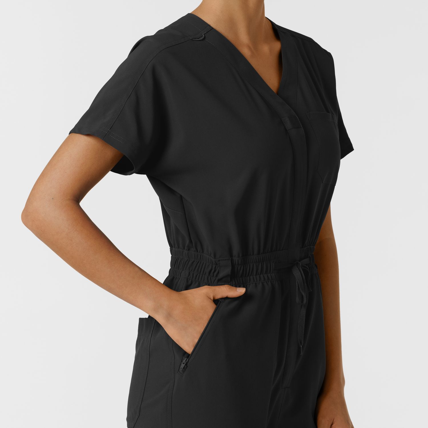 Tuta donna 3234 zip black