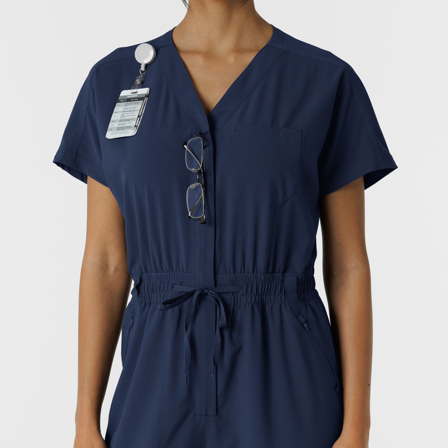 Tuta donna 3234 zip navy blue