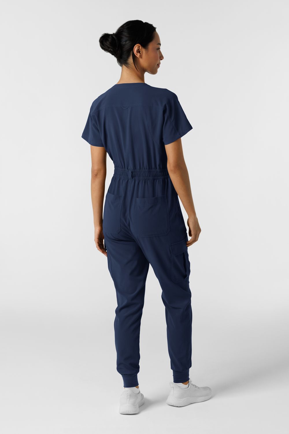 Tuta donna 3234 zip navy blue