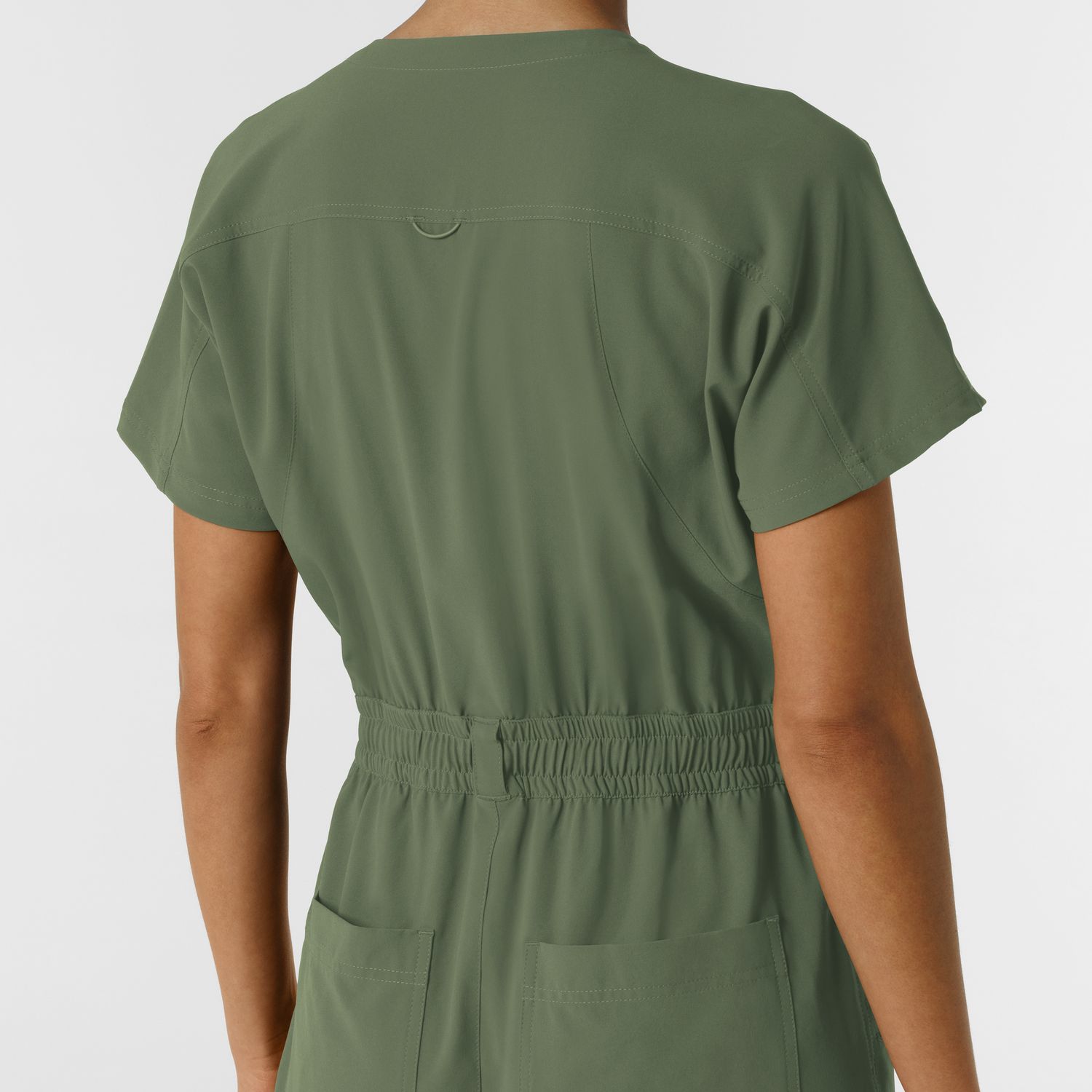 Tuta donna 3234 zip olive