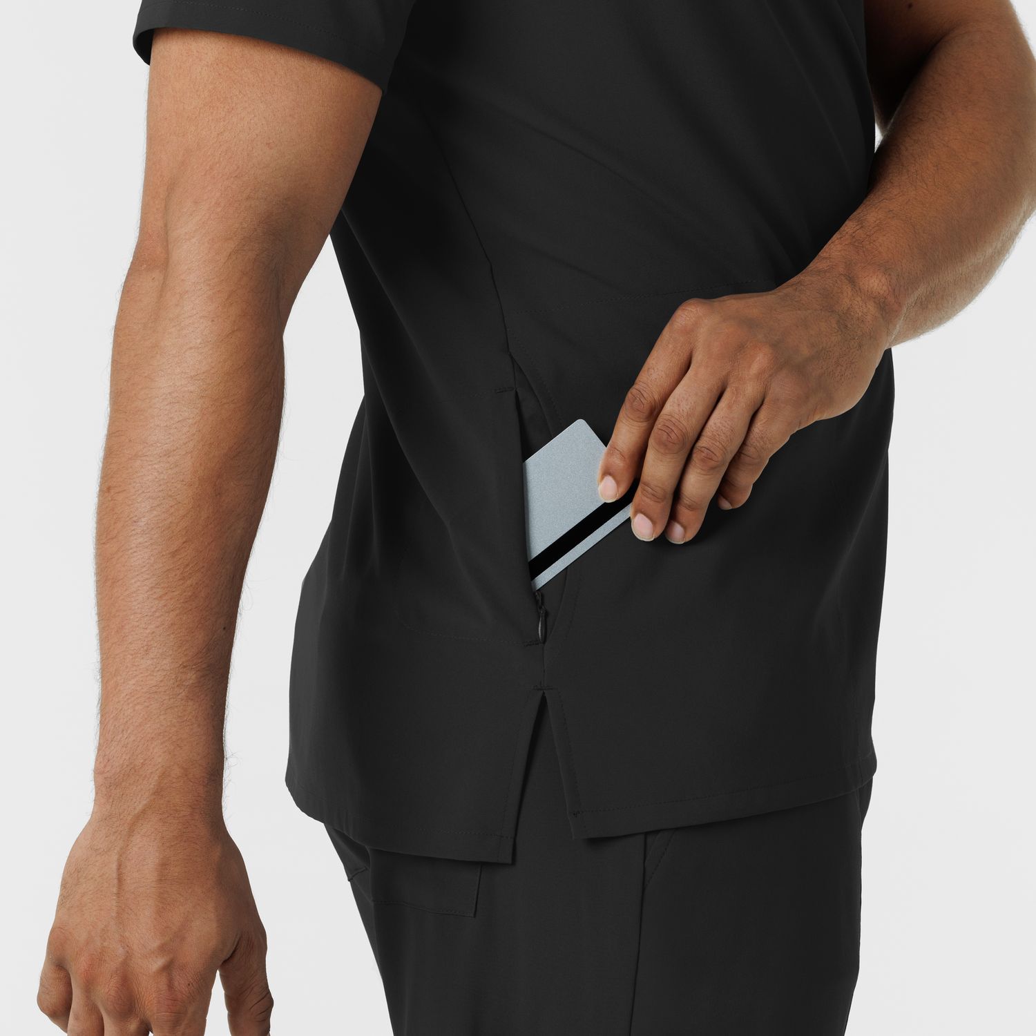 Casacca uomo 6834 scollo a V black NOVITA&#39; 2025