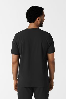 Casacca uomo 6834 scollo a V black