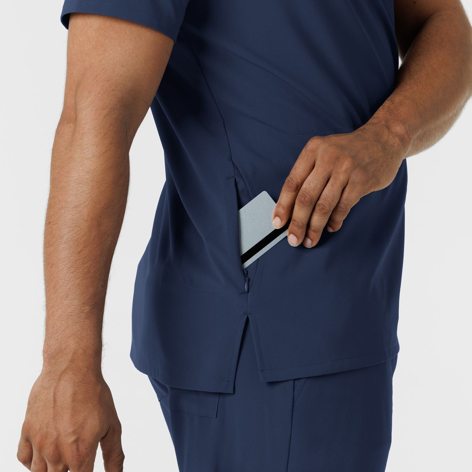 Casacca uomo 6834 scollo a V navy blue NOVITA&#39; 2025
