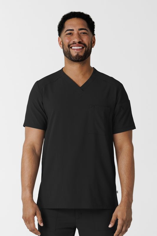 Casacca uomo 6834 scollo a V black NOVITA&#39; 2025