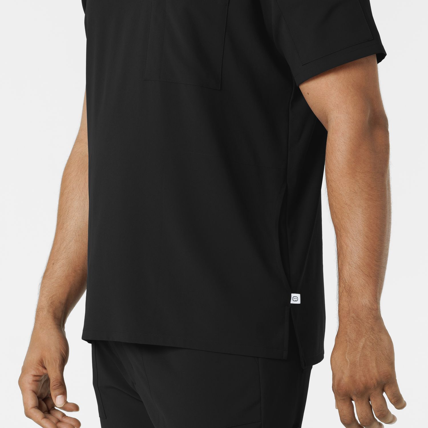 Casacca uomo 6834 scollo a V black NOVITA&#39; 2025