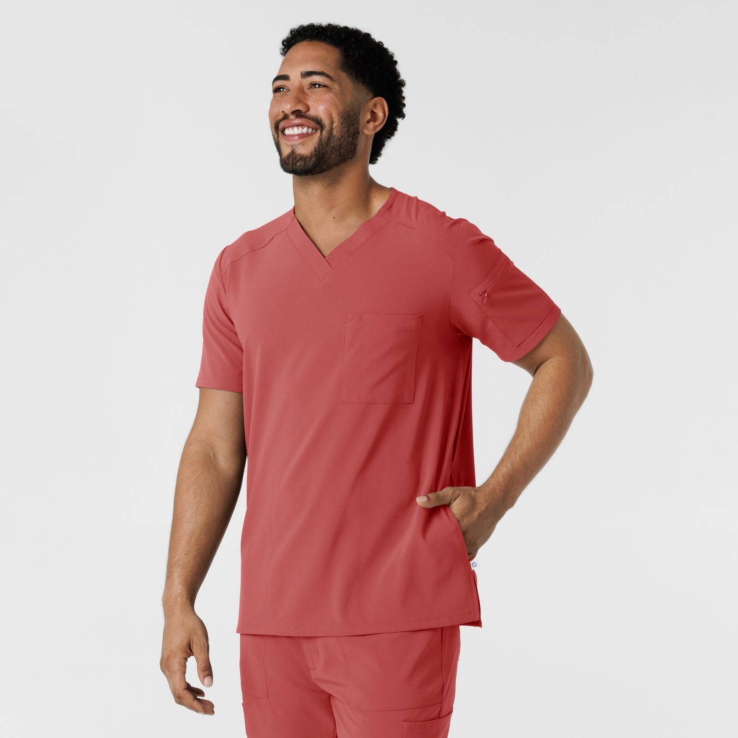 Casacca uomo 6834 scollo a V mineral red NOVITA&#39; 2025