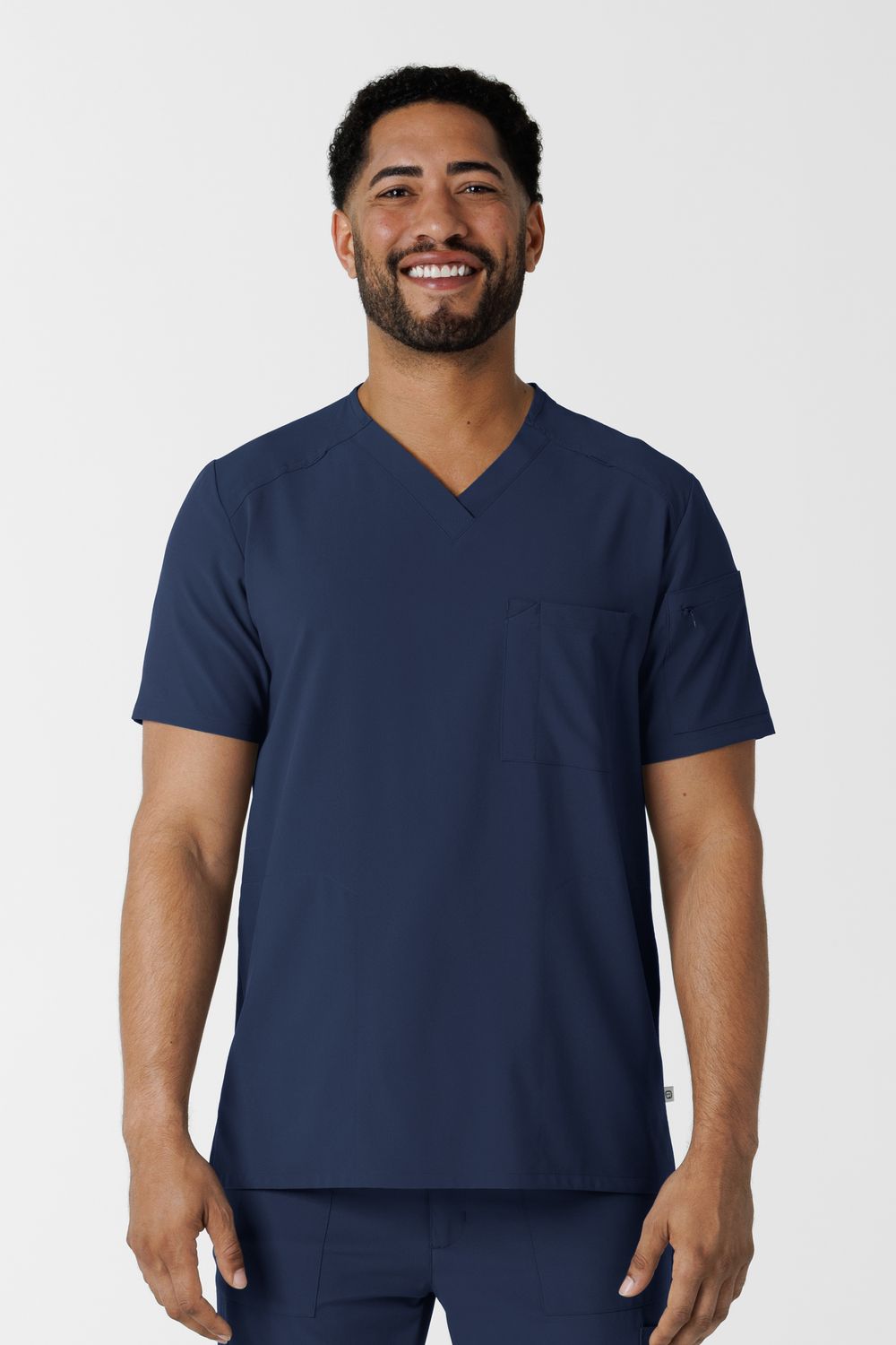 Casacca uomo 6834 scollo a V navy blue NOVITA&#39; 2025