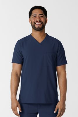 Casacca uomo 6834 scollo a V navy blue NOVITA&#39; 2025