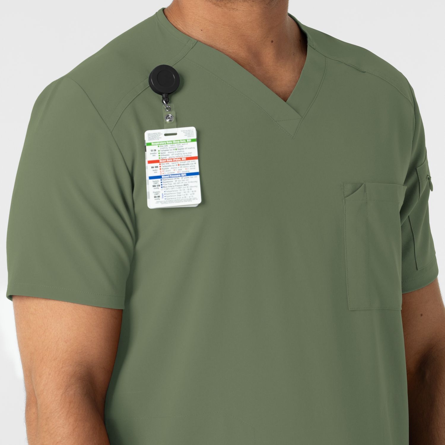 Casacca uomo 6834 scollo a V olive NOVITA&#39; 2025