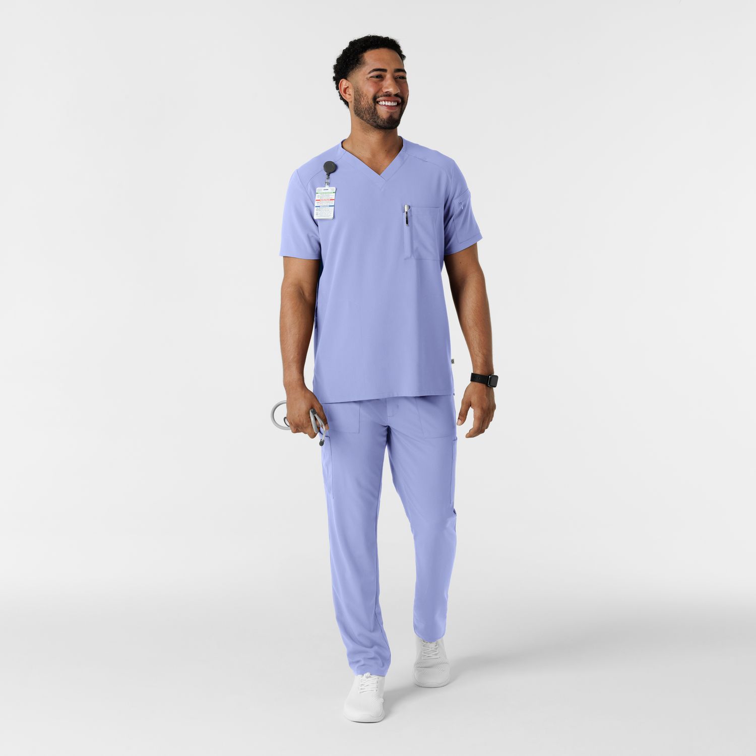 Casacca uomo 6834 scollo a V ceil blue NOVITA&#39; 2025