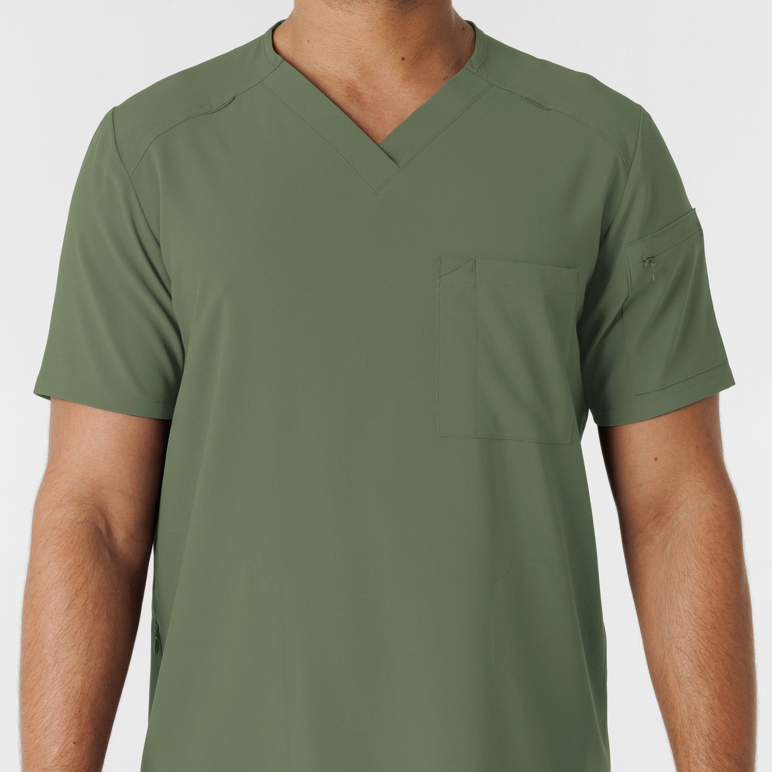Casacca uomo 6834 scollo a V olive NOVITA&#39; 2025