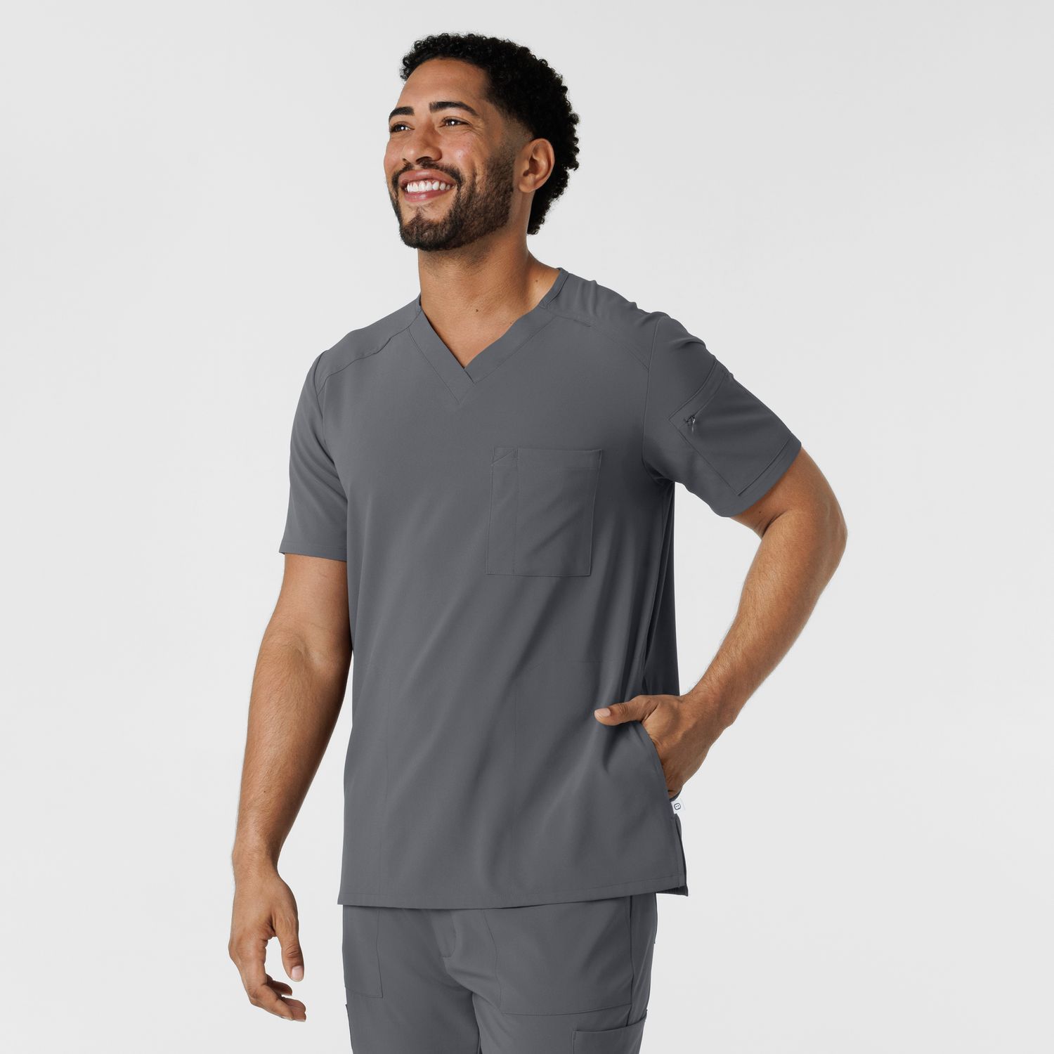 Casacca uomo 6834 scollo a V pewter NOVITA&#39; 2025