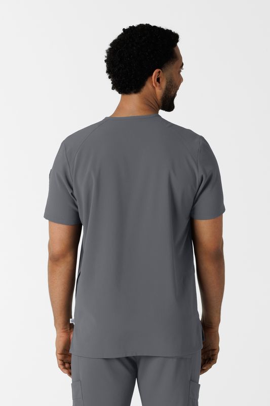 Casacca uomo 6834 scollo a V pewter