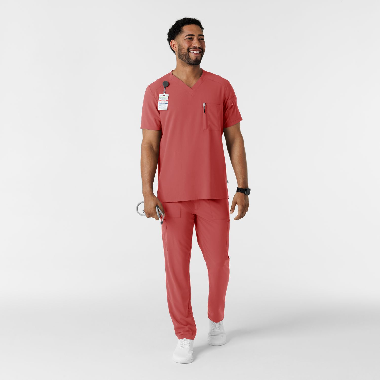 Casacca uomo 6834 scollo a V mineral red NOVITA&#39; 2025