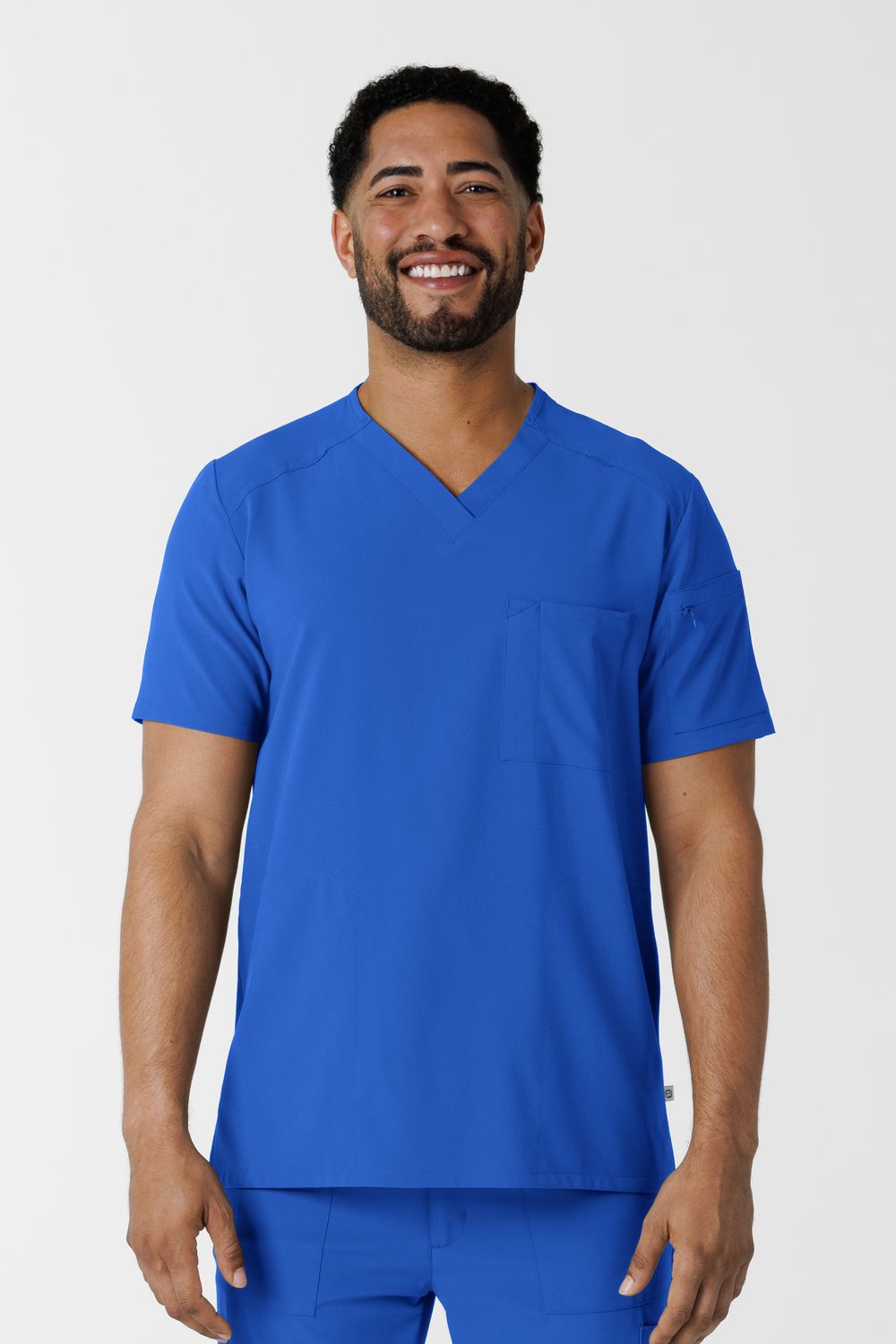 Casacca uomo 6834 scollo a V royal blue NOVITA&#39; 2025