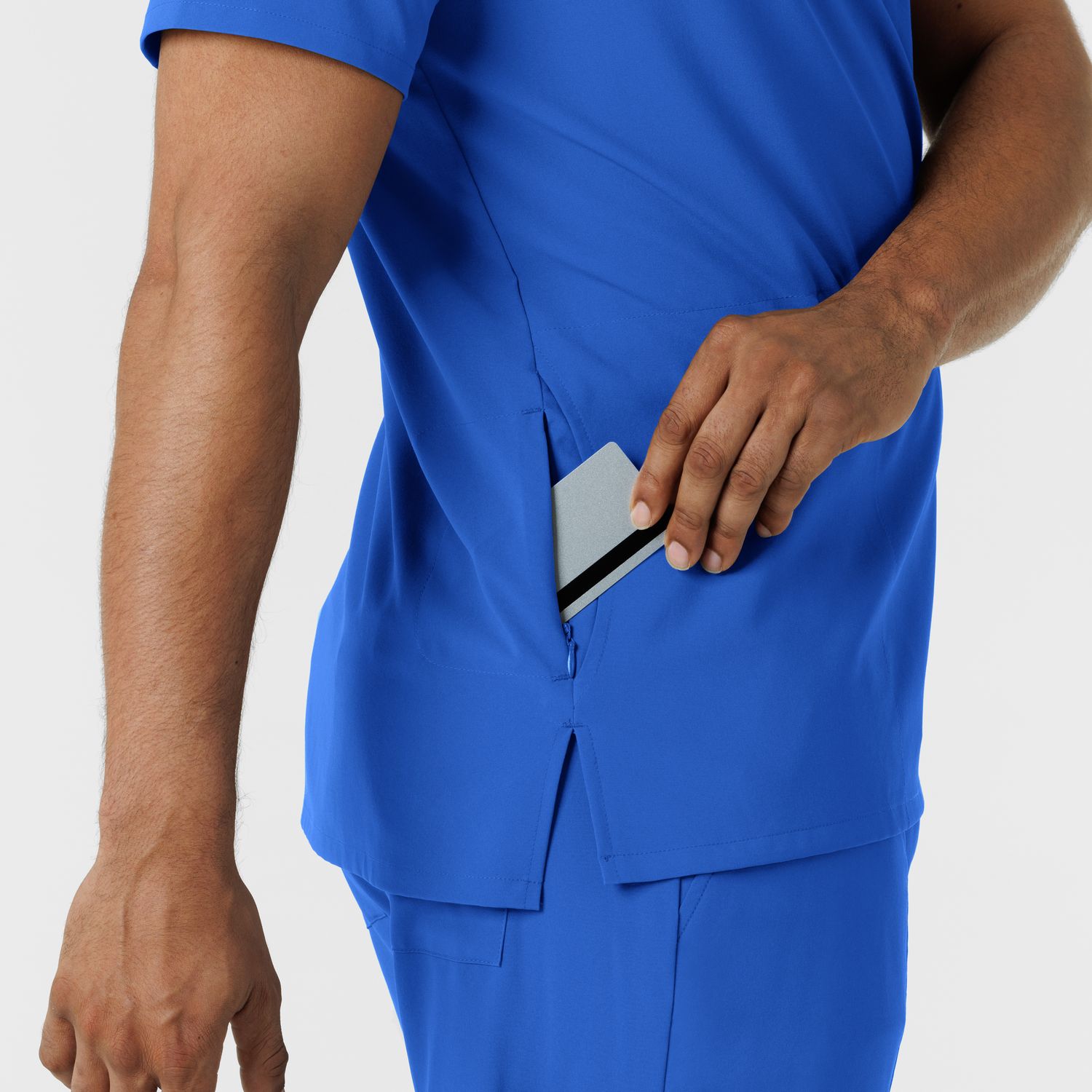 Casacca uomo 6834 scollo a V royal blue NOVITA&#39; 2025