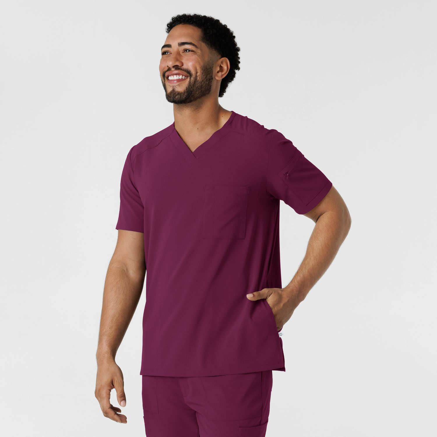 Casacca uomo 6834 scollo a V wine NOVITA&#39; 2025